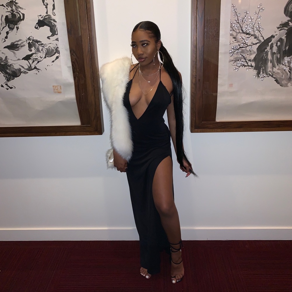 Sexy black dress